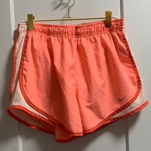 Nike shorts, Light pink and Cherry red